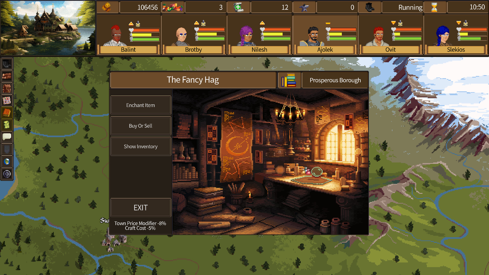 Open World Caravan Travel and Random Events
